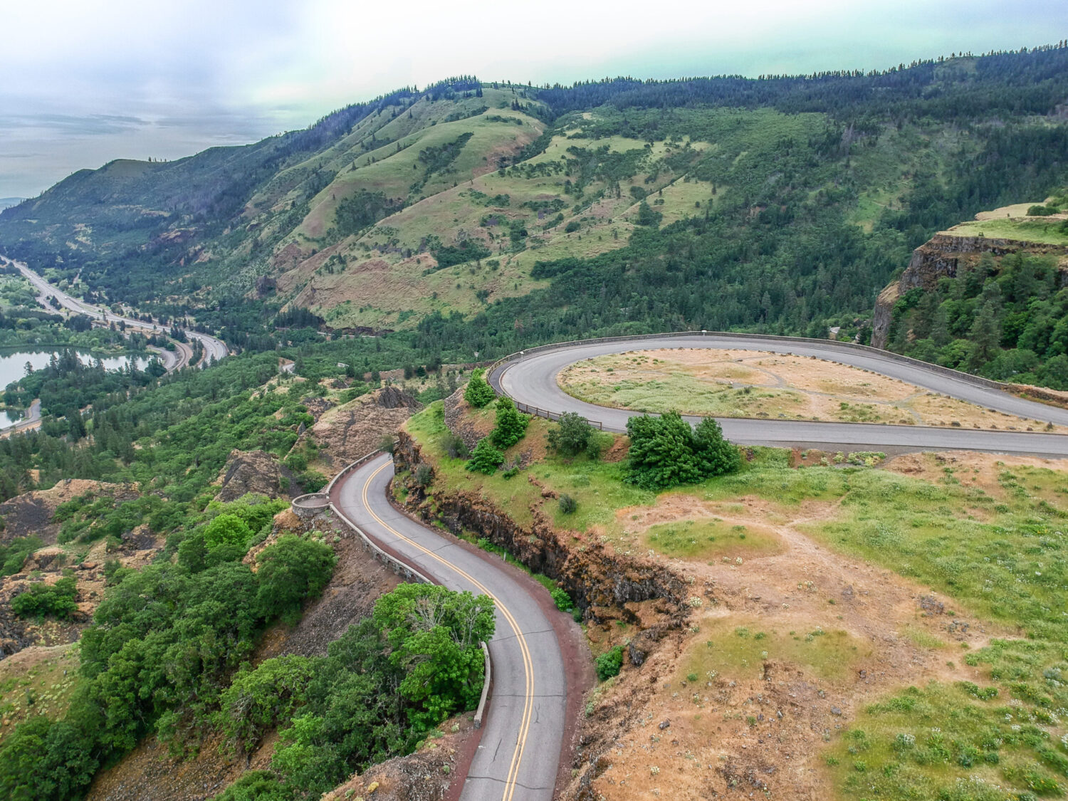 Rowena Crest viewpoint in Oregon