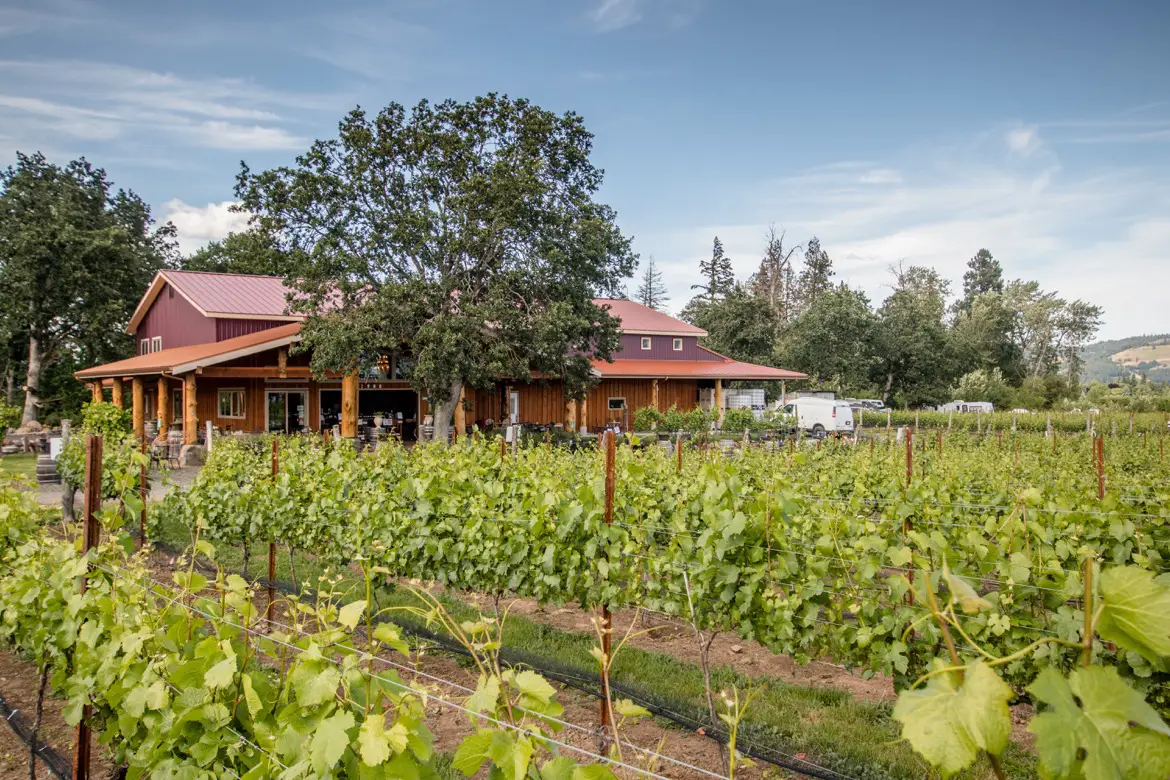 Hood Crest Winery and Distillers is one of the best wineries in Hood River Oregon