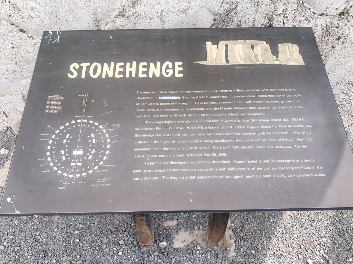 Stonehenge in Washington state