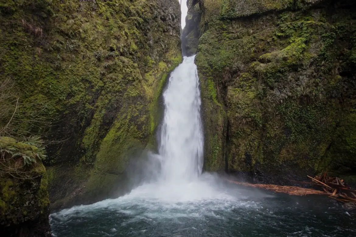 Wahclella Falls in the Columbia River Gorge, Oregon