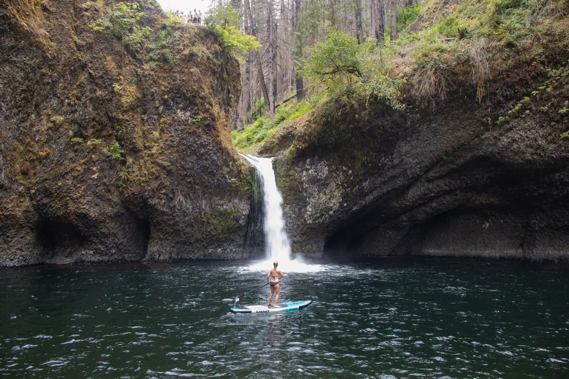 Punch Bowl Falls at Eagle Creek Trail Oregon